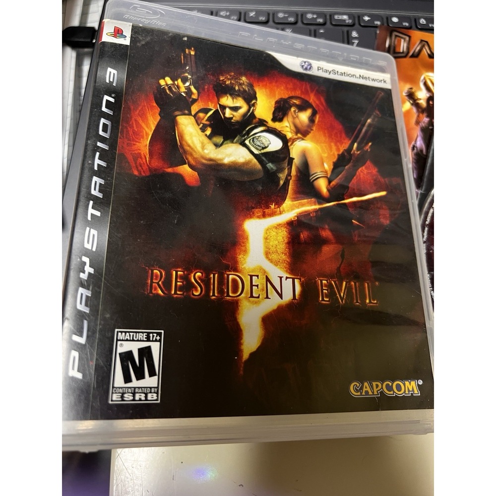 Resident Evil 5 Sony PlayStation 3 PS3 Capcom BLUS-30270 Complete‎ CIB